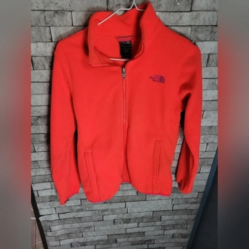 The North Face Girls Coral Fleece Zip up jacket size Large 14/16‎